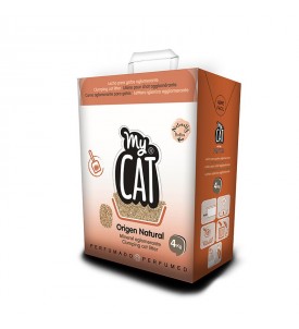 Lecho para gatos aglomerante perfumado MyCat
