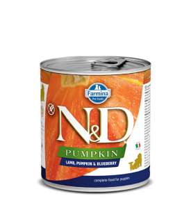 Comida húmeda para cachorros de cordero