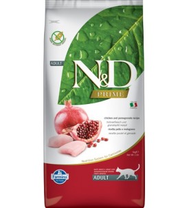 Farmina N&D Gatos Pollo, Granada, Aloe Vera, Psyllium, Cúrcuma y Té Verde