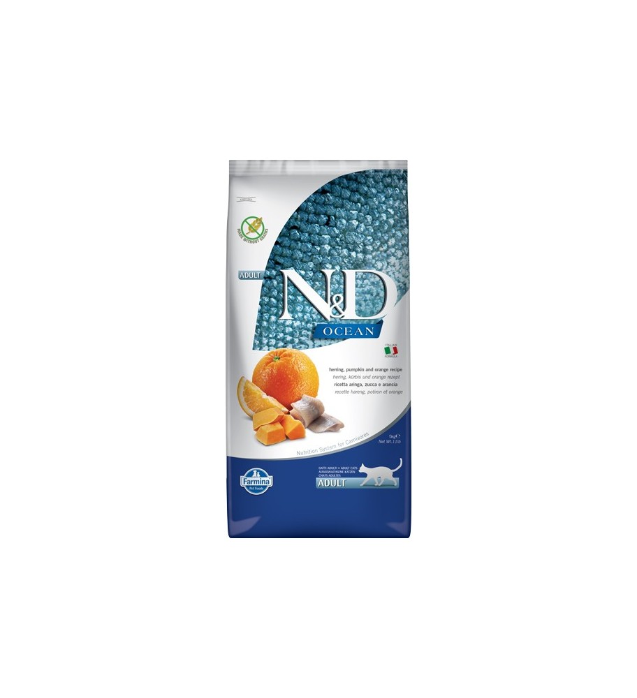 Farmina N&D Gatos Calabaza, Arenque y Naranja