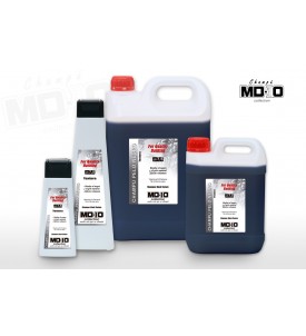 Champú pelo negro textura