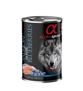 Alpha Spirit en Lata Perros de Salmón & Arándanos