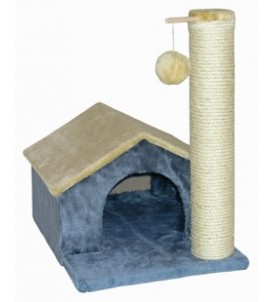 Rascador con caseta